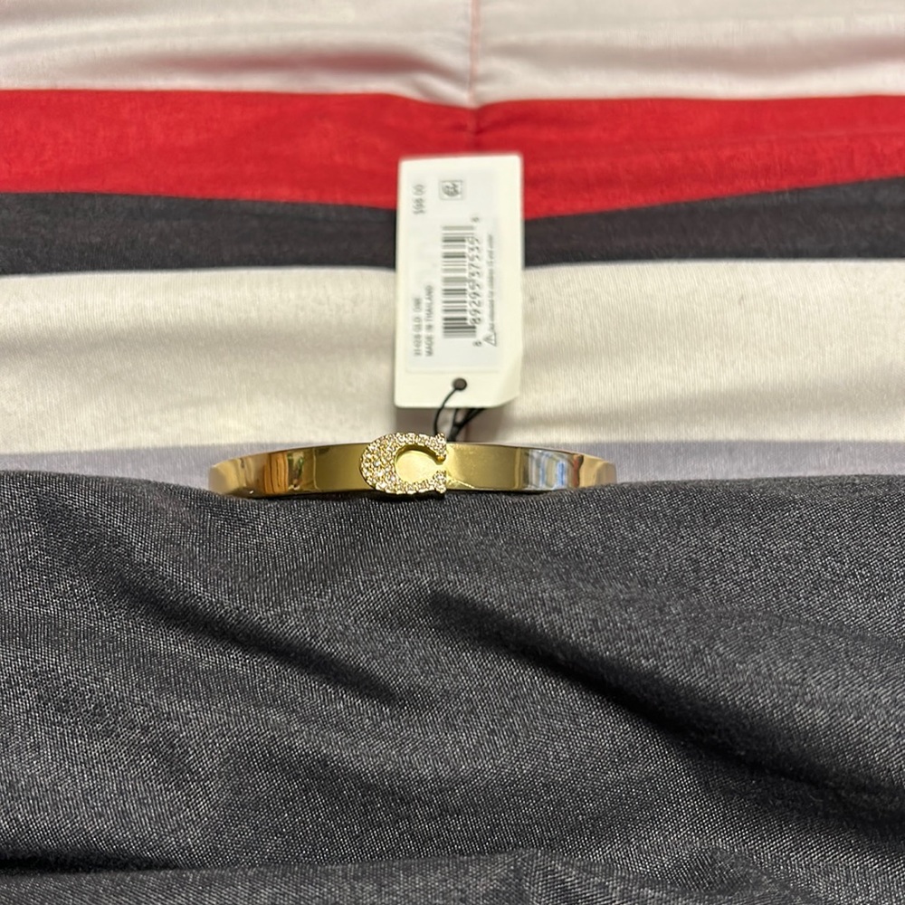Authentic coach C bangle bracelet.